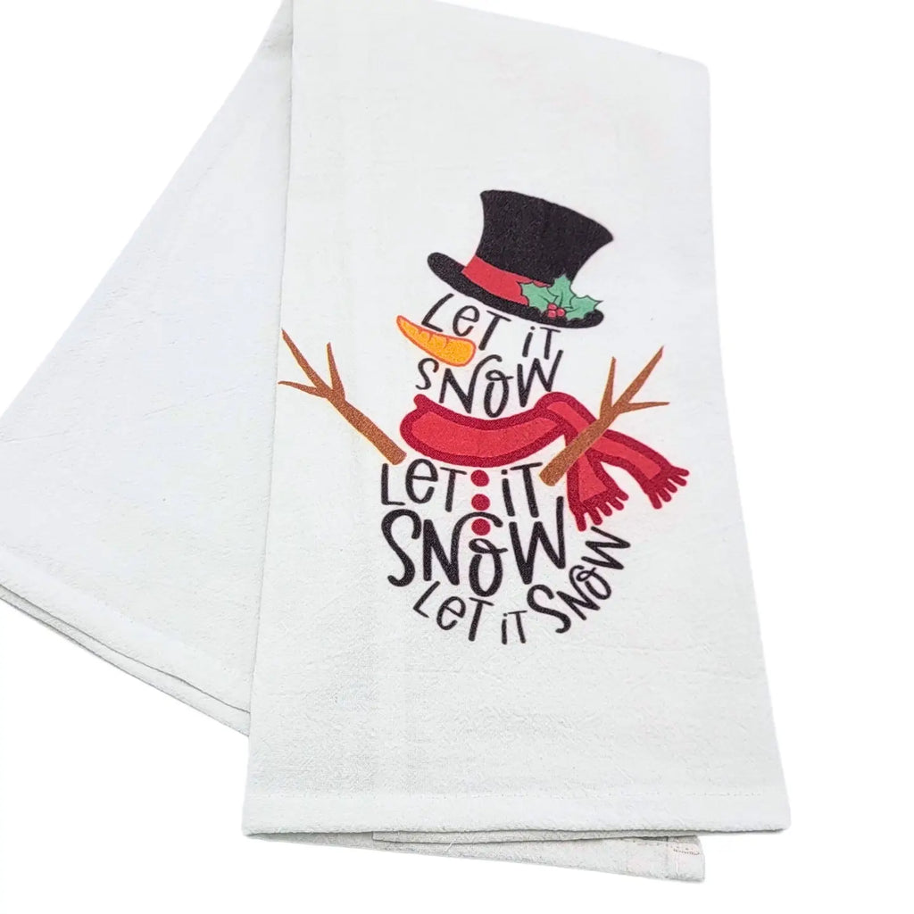 Let It Snow Tea Towel