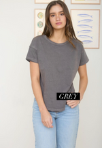 Round Neck Short Sleeve