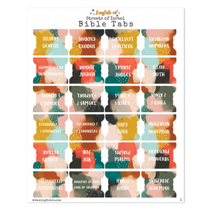 Streets of Israel Bible Tabs