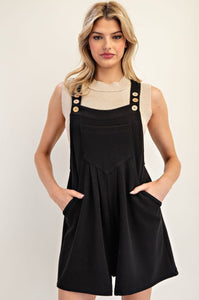 Lightweight Textured Overalls