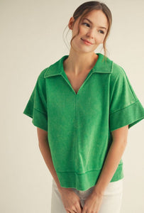 Casual Collar Top
