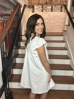 Pin Tuck Flow Dress
