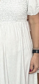 Pin Stripe Midi Dress
