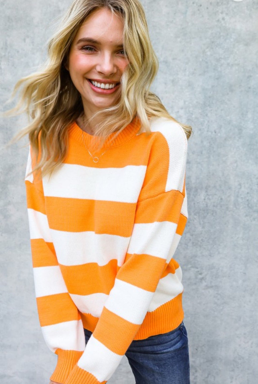 Gameday Striped Sweater