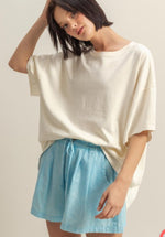 Oversized Mineral Washed Top