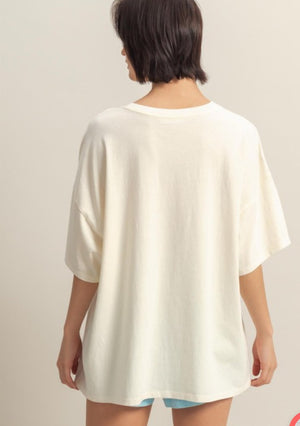 Oversized Mineral Washed Top