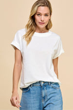 Ribbed Detail Top