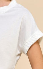 Ribbed Detail Top