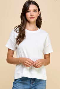 Casual Textured Top