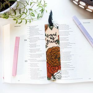 Saved By Grace Acrylic Bookmark