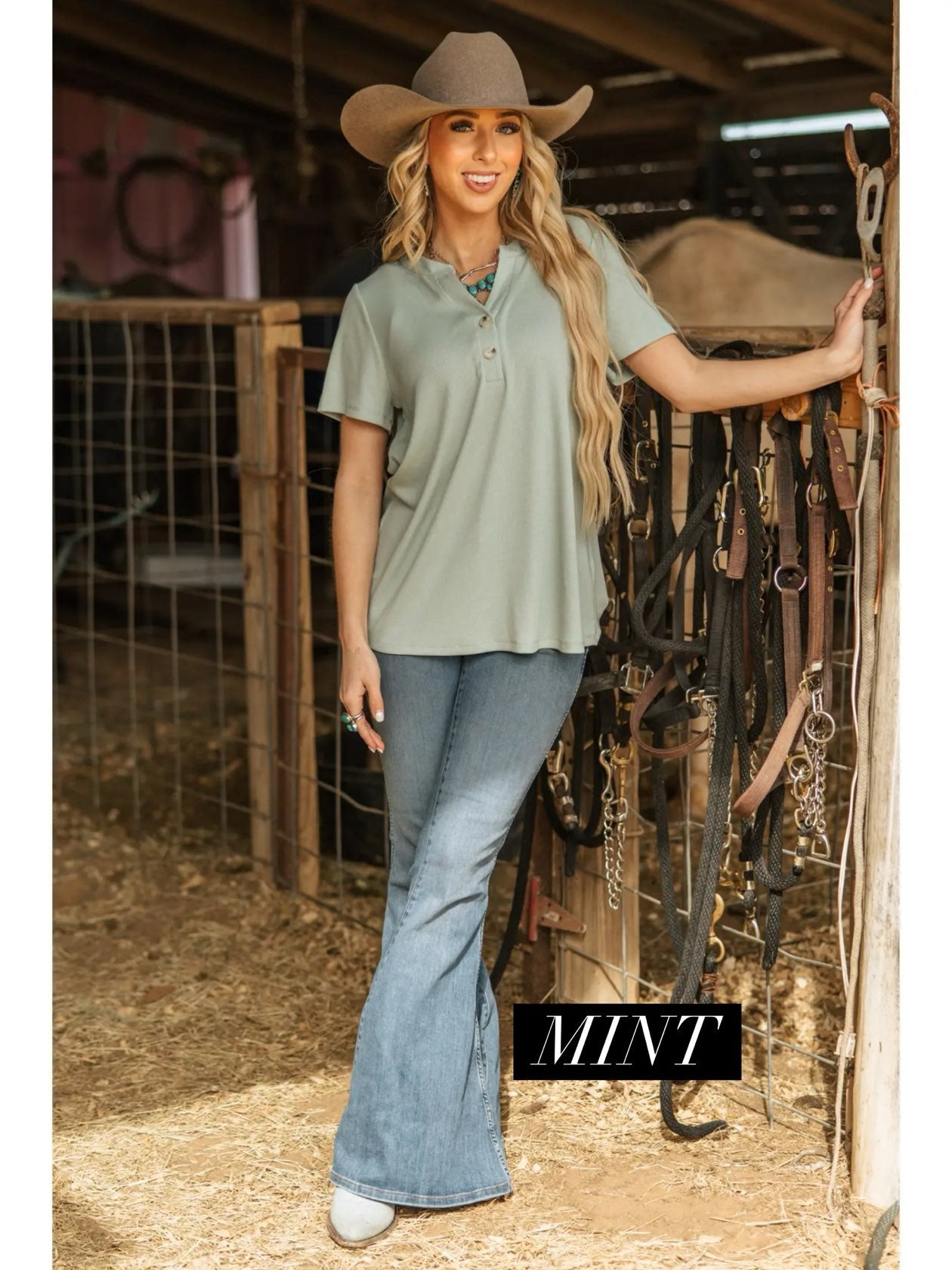Ribbed Boyfriend Top