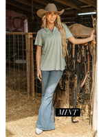Ribbed Boyfriend Top
