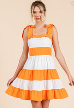 Color Block Mini Dress