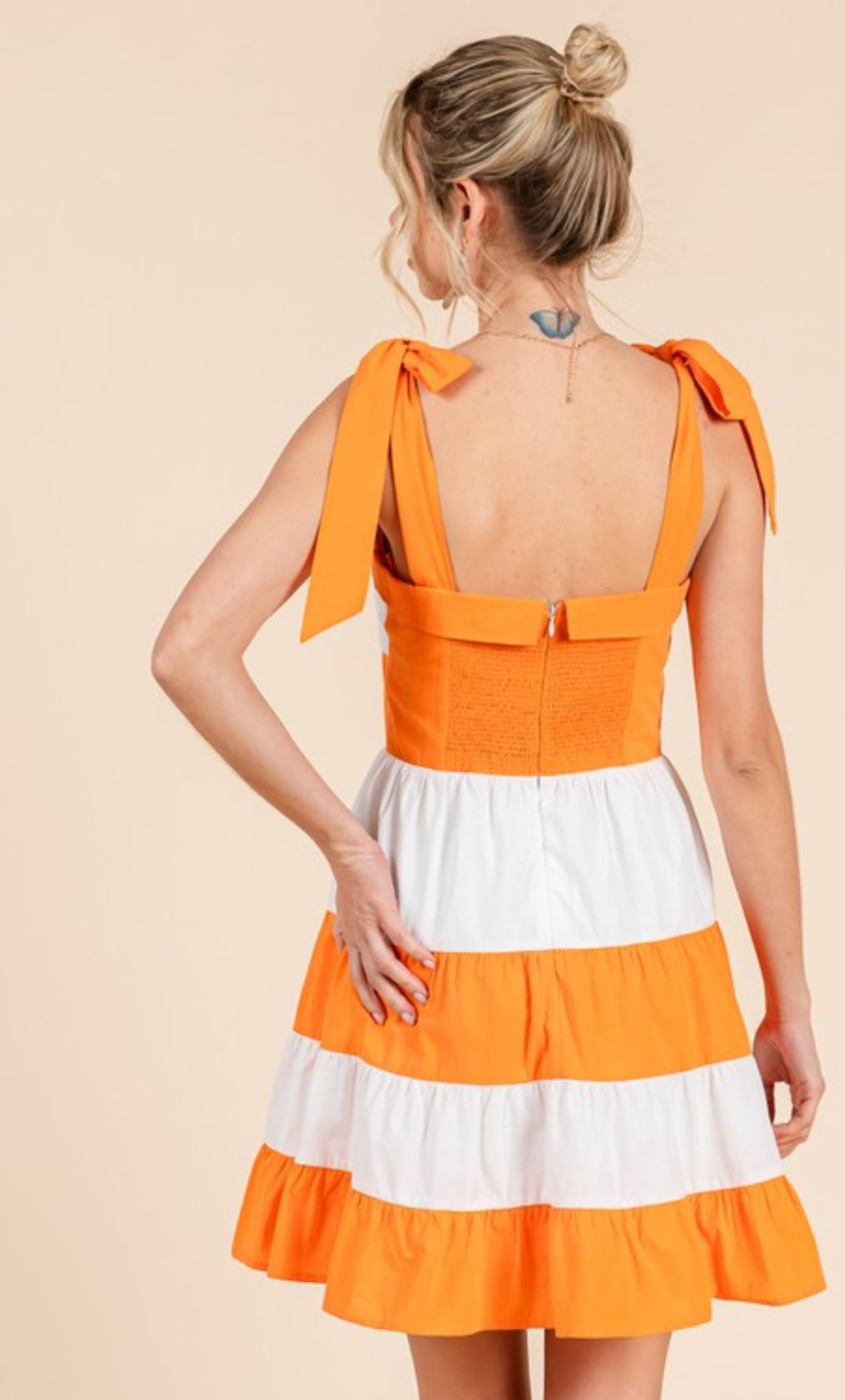 Color Block Mini Dress