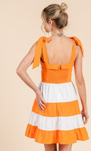 Color Block Mini Dress