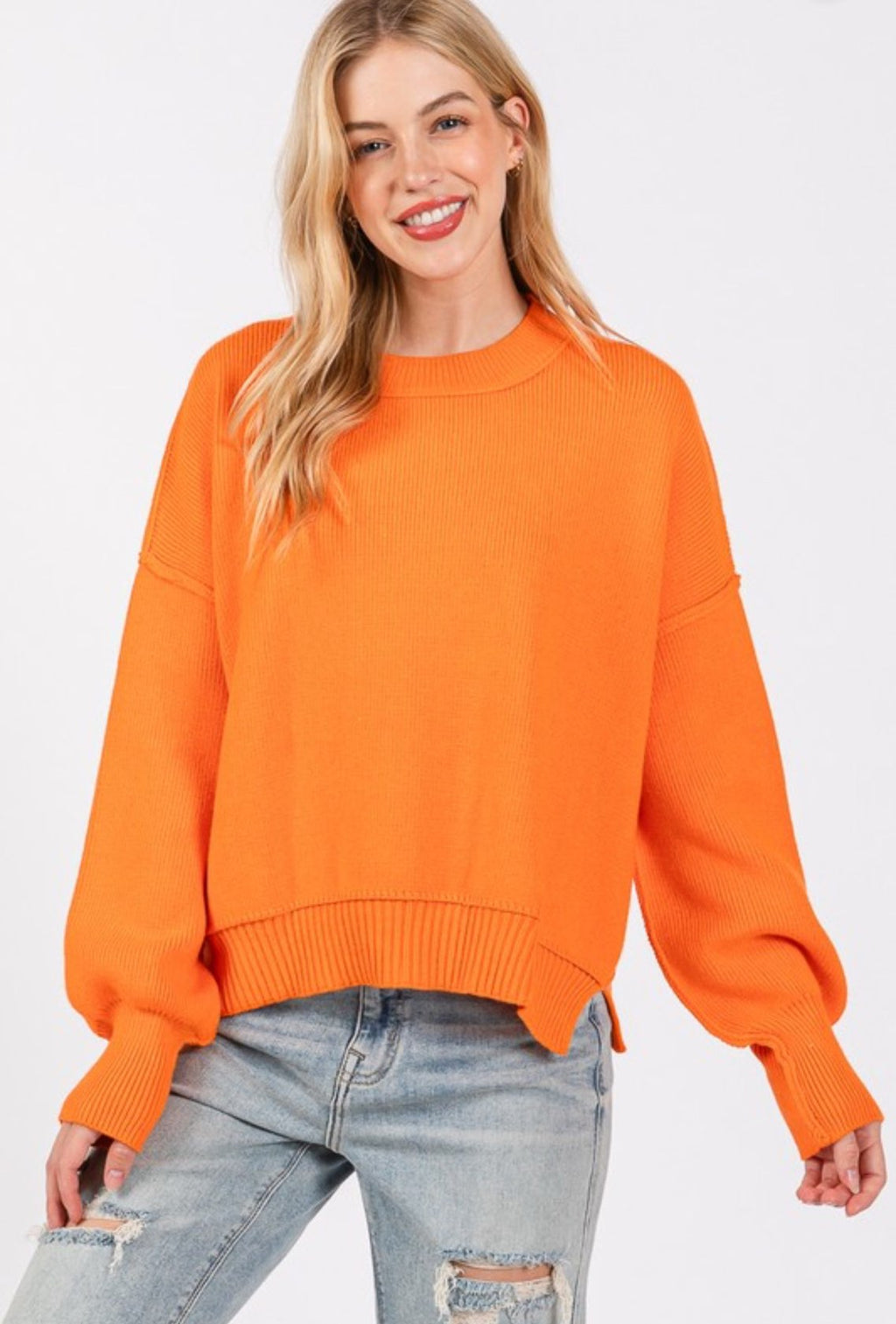 Ribbed Knit Sweater