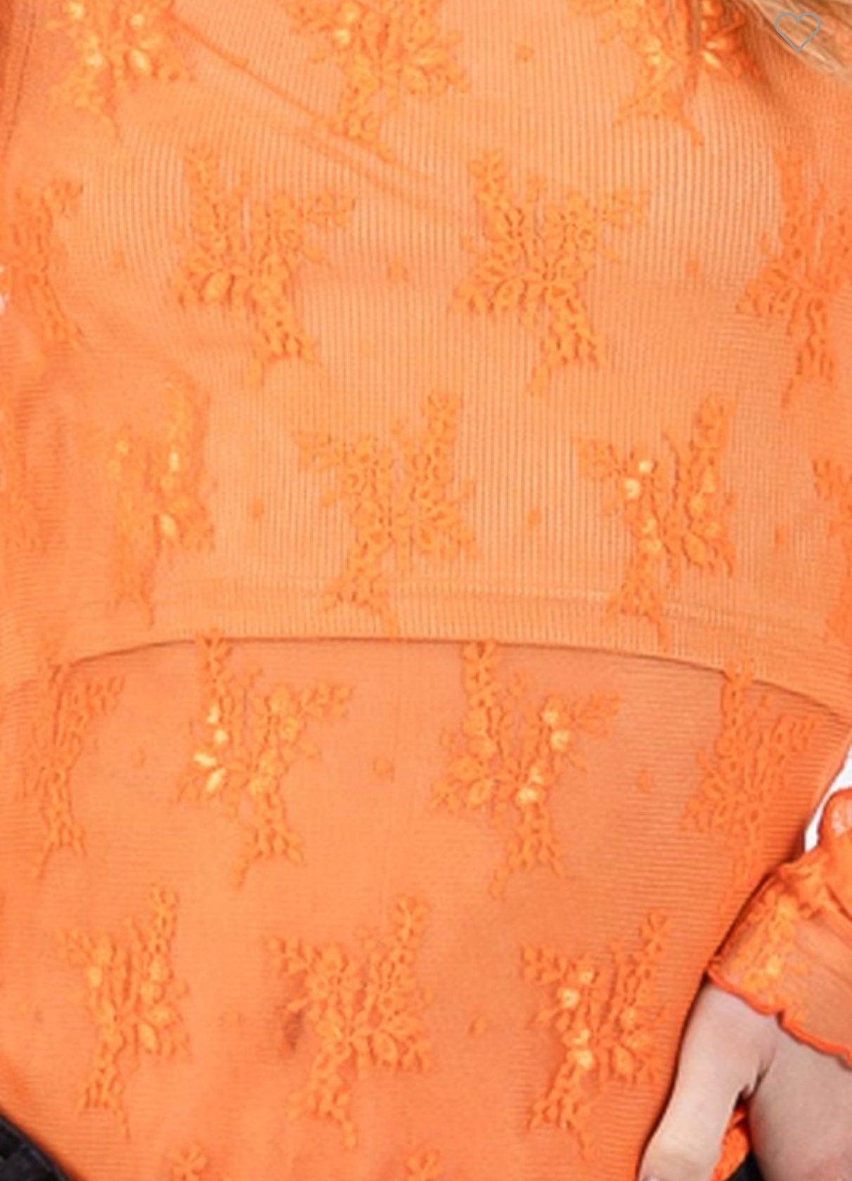 Short Sleeve Lace Floral