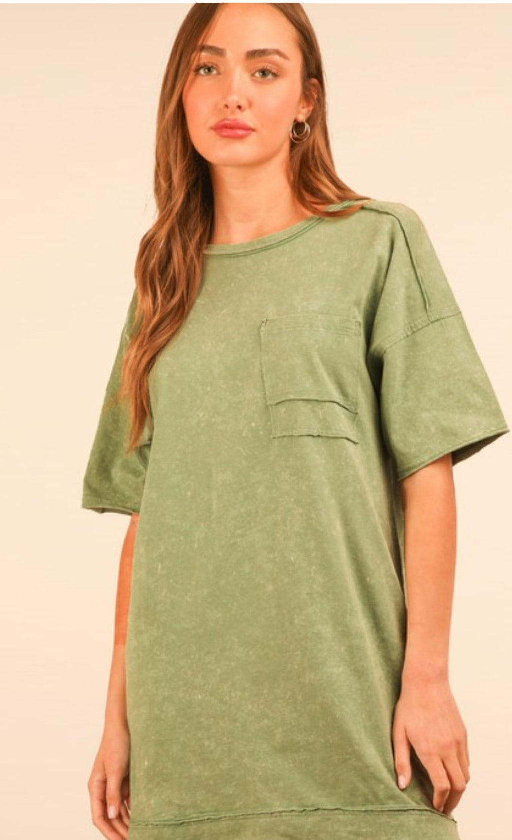 Oversized Knit Shift Dress