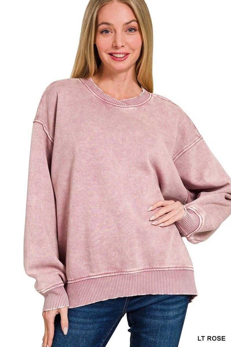 Oversized Fleece Pullover