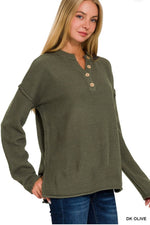 Four Button Henley