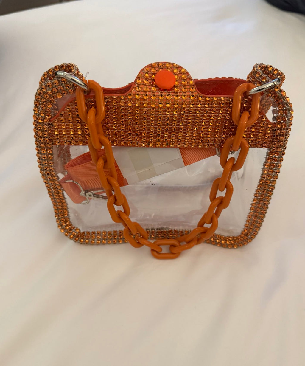 Square Rhinestone Bag