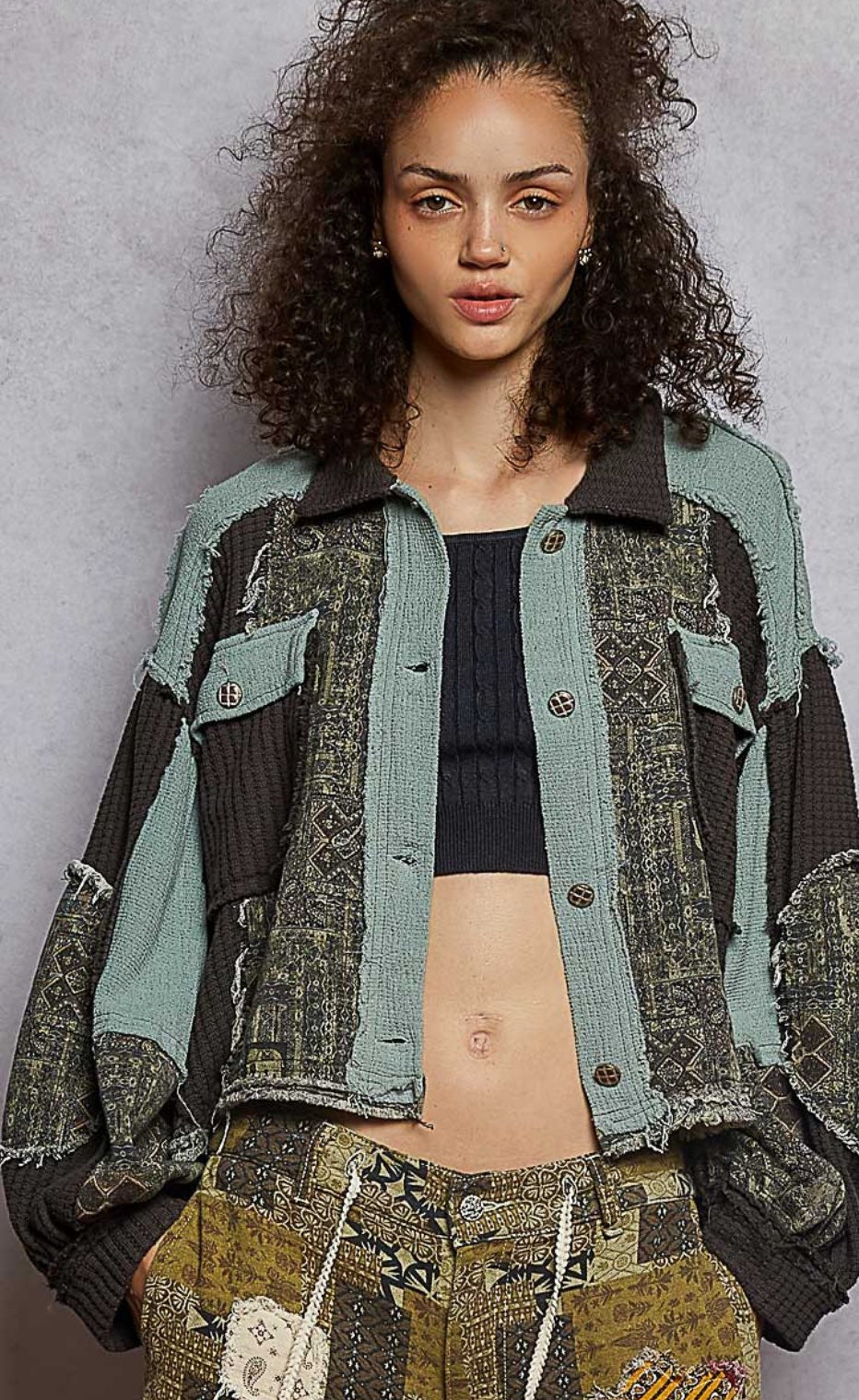 Balloon Sleeve Jacket