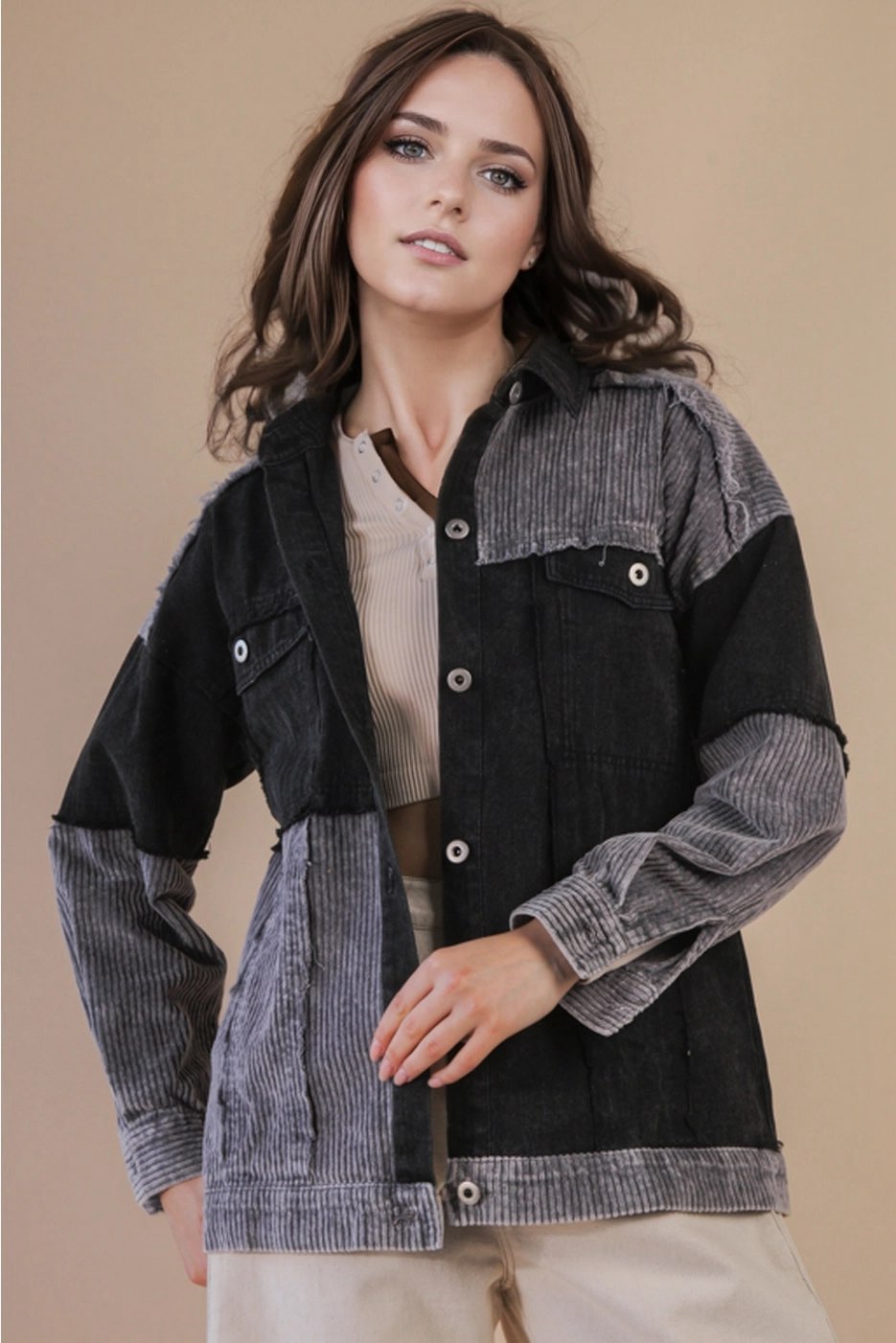 Color Block Jacket
