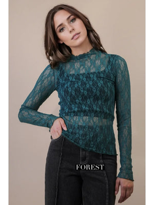Mesh Lace Top