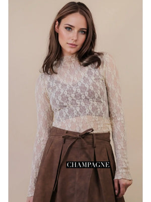Mesh Lace Top
