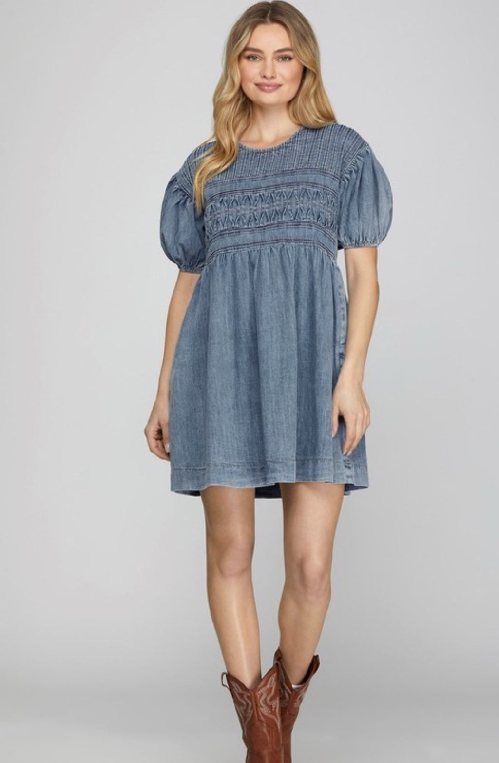 Denim Mini Dress