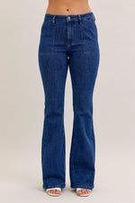 JUDY BLUE WOMEN  HW Flare W/Patch Pockets