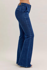 JUDY BLUE WOMEN  HW Flare W/Patch Pockets