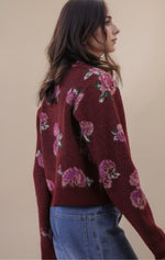 Floral Print Cardigan