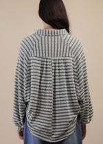 Striped Batwing Top