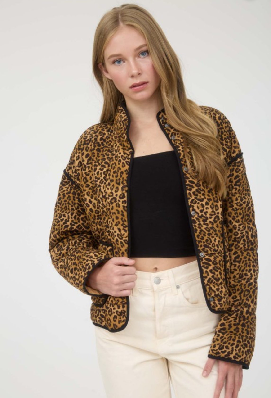 Leopard Puffer Jacket