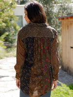 Button Front Boho Top