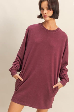 Oversized Sweatshirt Dress
