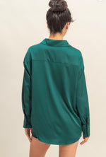 V-Neck Satin Blouse