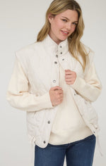 Tie Detail Quilted Vest