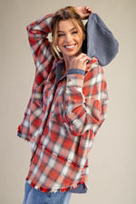 Hooded Flannel Shacket