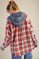 Hooded Flannel Shacket