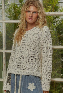 Round Neck Knitted Sweater