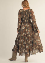 Smocked Floral Dress