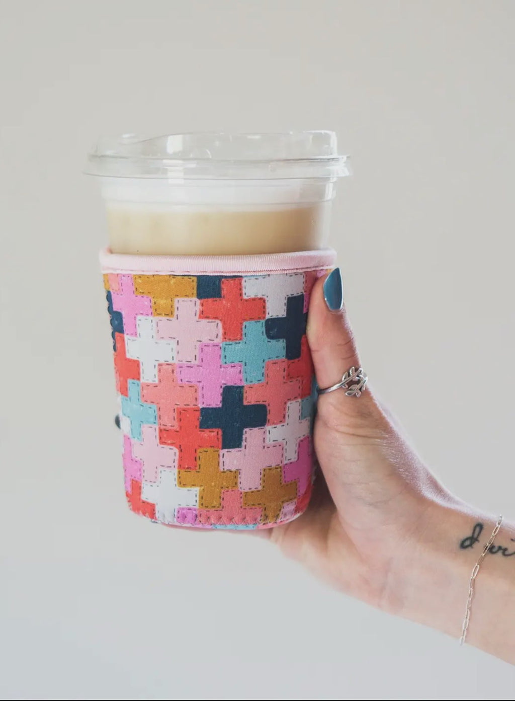 Cross Quilt Coffee Sleeve