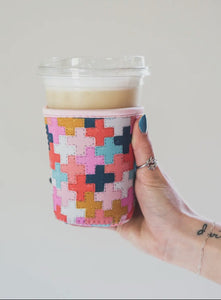 Cross Quilt Coffee Sleeve