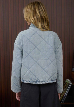 Quilted Snap Puffer Jacket
