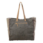 Green Floral Weekender
