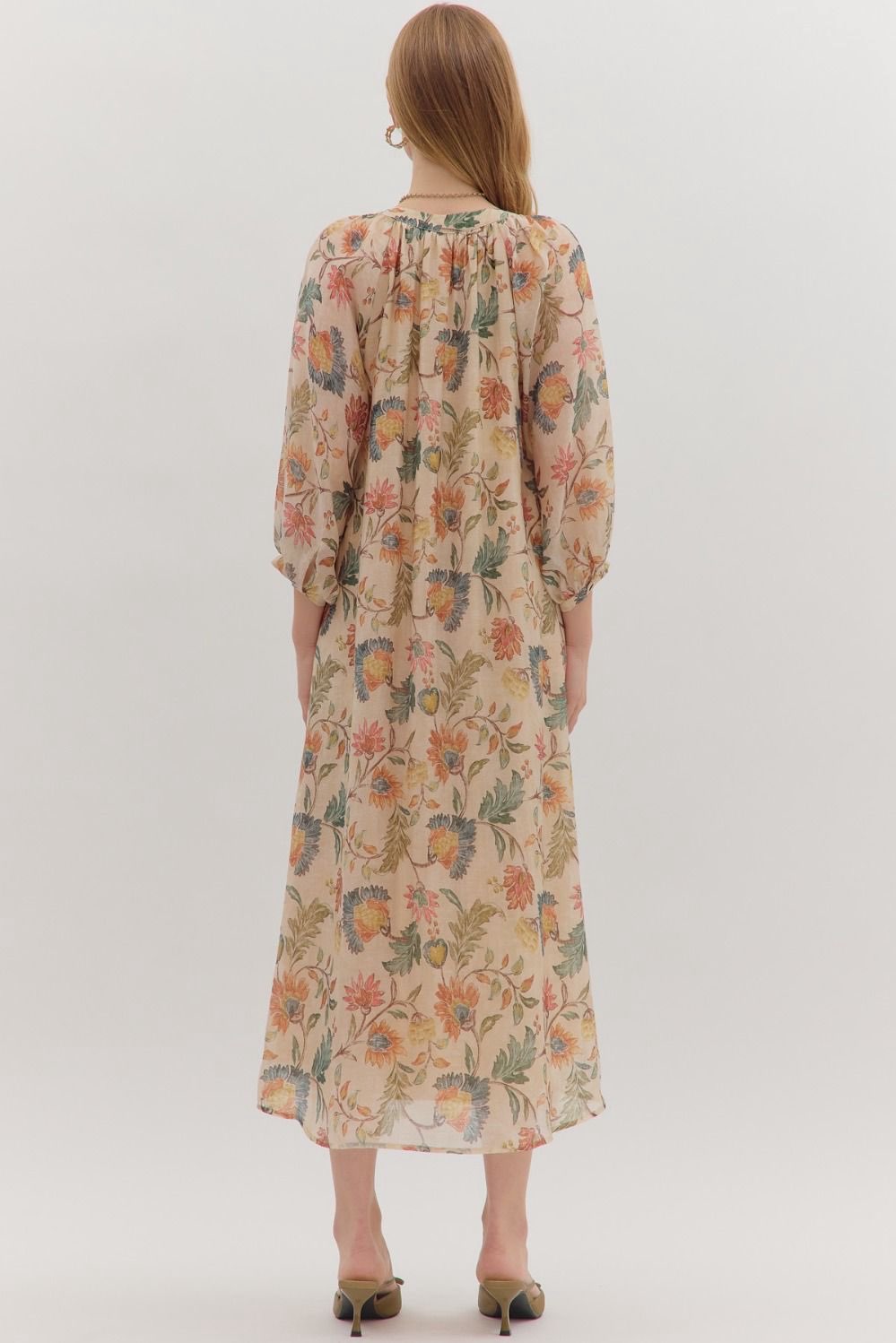Botanical Midi Dress