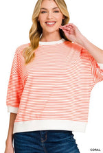 Striped Banded Top