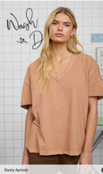 Relaxed  V-Neck Top